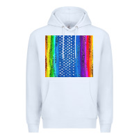 White LGBTQ+ Pride American Flag Tumbler Premium Hoodie - BundleAndBundleShop