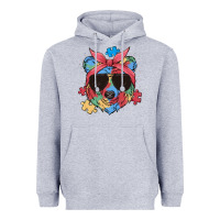Heather Grey autism awareness bear Heavyweight Hoodie - MaliasSmallBusiness
