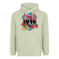 Matcha autism awareness bear Heavyweight Hoodie - MaliasSmallBusiness