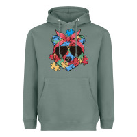 Sage autism awareness bear Heavyweight Hoodie - MaliasSmallBusiness