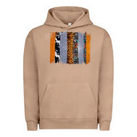 Pigment Burro Western Cowhide Glitter Aztec Leopard Pattern Brushstroke Urban Hoodie - Bettercallsaul