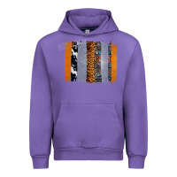 Tulip Western Cowhide Glitter Aztec Leopard Pattern Brushstroke Urban Hoodie - Bettercallsaul
