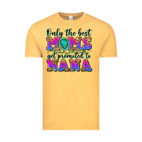Vintage Mustard only the best moms get promoted to nana Vintage Tee - Zillion Design Studio