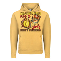 Vintage Mustard diamonds are a girls best friend softball Vintage Hoodie - texasbilliewilder