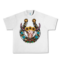 Lunar Rock western horseshoe skull Urban Heavy Tee - RanaPortraitStore