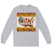 Moon Dust god bless america square coaster Long Sleeve Tee - HRA Design Shop