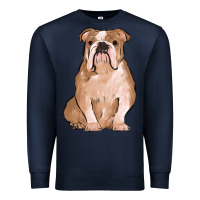 Navy bulldog Premium Sweatshirt - MaliasSmallBusiness