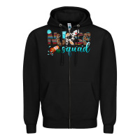 Black nurse squad Zipper Hoodie - BundleAndBundleShop