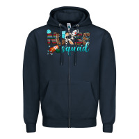 Navy nurse squad Zipper Hoodie - BundleAndBundleShop