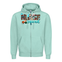 Seafoam nurse squad Zipper Hoodie - BundleAndBundleShop