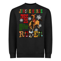 Black jingle horse dec 25 giddy jingle horse pick up fee Heavyweight Sweatshirt - Zillion Design Studio