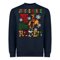 Navy jingle horse dec 25 giddy jingle horse pick up fee Heavyweight Sweatshirt - Zillion Design Studio