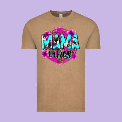 Mama Vibes Vintage Tee Designed By Zillion Design Studio