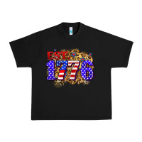 Black est. 1776 4th of july Urban Heavy Tee - Zillion Design Studio
