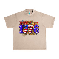 French Oak est. 1776 4th of july Urban Heavy Tee - Zillion Design Studio