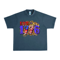 Midnight Navy est. 1776 4th of july Urban Heavy Tee - Zillion Design Studio