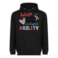 Black autism it's not a disability it's a different abil Heavyweight Hoodie - MaliasSmallBusiness