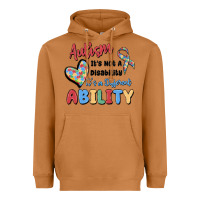 Meerkat autism it's not a disability it's a different abil Heavyweight Hoodie - MaliasSmallBusiness