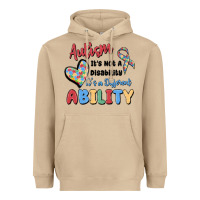 Mushroom autism it's not a disability it's a different abil Heavyweight Hoodie - MaliasSmallBusiness