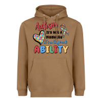 Toasted Coconut autism it's not a disability it's a different abil Heavyweight Hoodie - MaliasSmallBusiness
