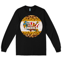 Black god bless america round coaster Long Sleeve Tee - HRA Design Shop