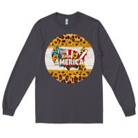 Smoke god bless america round coaster Long Sleeve Tee - HRA Design Shop