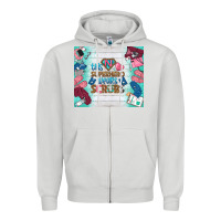 Dove Grey this superhero wears scrubs tumbler Zipper Hoodie - BundleAndBundleShop