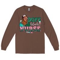 Chestnut afro  nurse dope black Long Sleeve Tee - AdoDesignShop