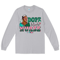 Moon Dust afro  nurse dope black Long Sleeve Tee - AdoDesignShop