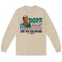 Mushroom afro  nurse dope black Long Sleeve Tee - AdoDesignShop
