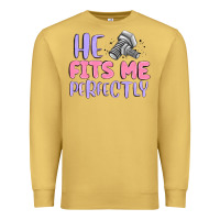 Antique Gold he fits me perfectly Premium Sweatshirt - MaliasSmallBusiness