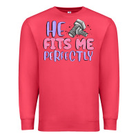 Cardinal he fits me perfectly Premium Sweatshirt - MaliasSmallBusiness