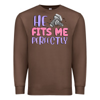 Chestnut he fits me perfectly Premium Sweatshirt - MaliasSmallBusiness