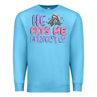 Ocean Blue he fits me perfectly Premium Sweatshirt - MaliasSmallBusiness