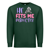 Sports Green he fits me perfectly Premium Sweatshirt - MaliasSmallBusiness