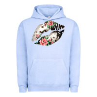 Pigment Grape Ice Cowhide And Flowers Lips Urban Hoodie - Bettercallsaul