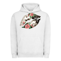 Pigment Lunar Rock Cowhide And Flowers Lips Urban Hoodie - Bettercallsaul