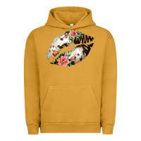 Pigment Peanut Butter Cowhide And Flowers Lips Urban Hoodie - Bettercallsaul