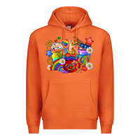 Carrot LGBTQ+ Pride Coffee Cups Premium Hoodie - BundleAndBundleShop