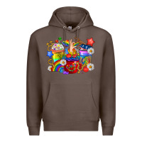Coffee LGBTQ+ Pride Coffee Cups Premium Hoodie - BundleAndBundleShop