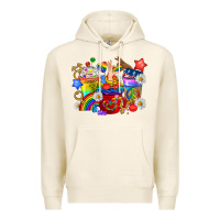Tofu LGBTQ+ Pride Coffee Cups Premium Hoodie - BundleAndBundleShop