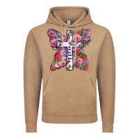 Faith Butterfly Cross Vintage Hoodie | Teevron