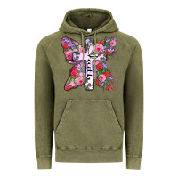 Vintage Olive faith butterfly cross Vintage Hoodie - Zillion Design Studio