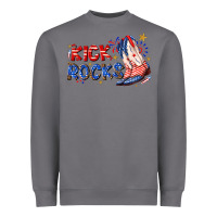 Storm kick rocks cowboy boots fourth of july Heavyweight Sweatshirt - texasbilliewilder