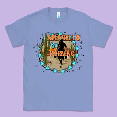 Amarillo By Morning Classic Tee Designed By Jahusdesignshop