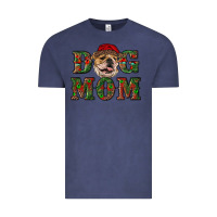 Vintage Denim english bulldog mom christmas Vintage Tee - RanaPortraitStore