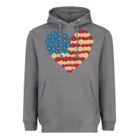 Storm american heart flag Heavyweight Hoodie - MaliasSmallBusiness