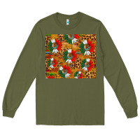 Army Green mexico sunflower tumbler Long Sleeve Tee - HRA Design Shop