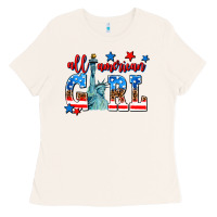 Bone all american girl Ladies Tee - AdoDesignShop