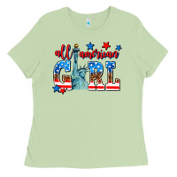 Matcha all american girl Ladies Tee - AdoDesignShop